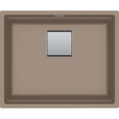 Кухонная гранитная мойка под столешницу Franke Kubus 2 KNG PRO 110-52 (125.0750.492) Миндаль (колландер,доска и коврик Rollmat в комплекте)