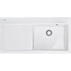 Кухонна мийка Franke Mythos MTK 611-100 (124.0335.708) білий, крило праворуч