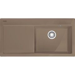 Кухонна мийка Franke Mythos MTK 611-100 (124.0335.855) капучіно, крило ліворуч