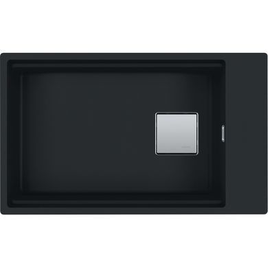 Кухонная мойка гранитная под столешницу Franke Kubus 2 KNG PRO 110-62 (125.0750.495) Черный матовый (колландер,доска и коврик Rollmat в комплекте)
