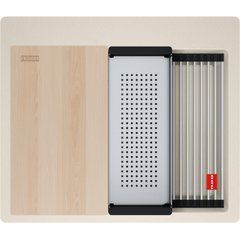 Кухонна мийка Franke KUBUS PRO KNG 610-53 (114.0749.506) Сахара (вкл. обробну дошку, коландер та килимок Rollmat)