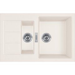 Кухонна мийка Franke Sirius 2.0 S2D 651-78 (143.0632.389) Тектонайт Маскарпоне