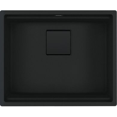 Кухонная мойка гранитная под столешницу Franke Kubus 2 KNG PRO 110-52 (125.0750.487) Черный матовый BLACK EDITION (колландер,доска и коврик Rollmat, аксессуары Color Line в комплекте)